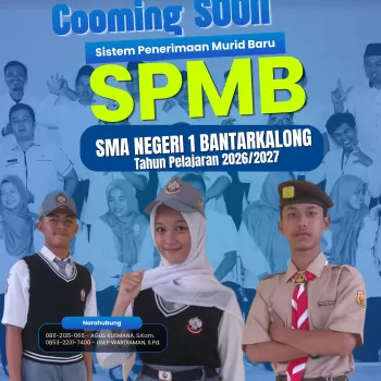 Coming Soon! SPMB 2026 SMAN 1 Bantarkalong