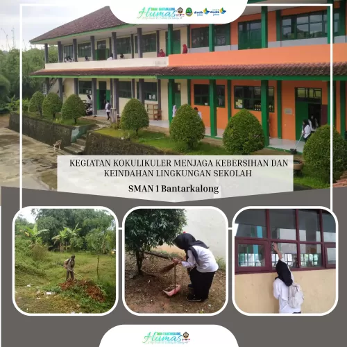 Kegiatan Kokurikuler Peduli Lingkungan di SMAN 1 Bantarkalong