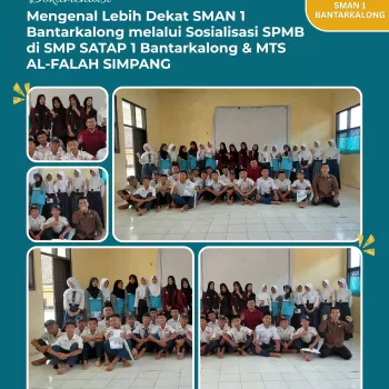 Sosialisasi SPMB 2026 SMAN 1 Bantarkalong: