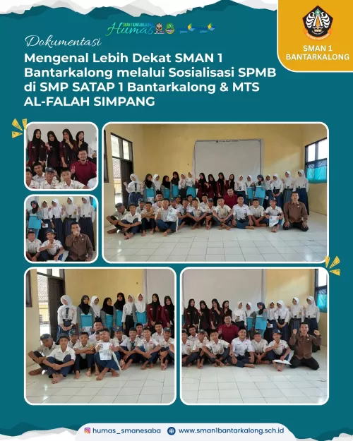 Sosialisasi SPMB 2026 SMAN 1 Bantarkalong: